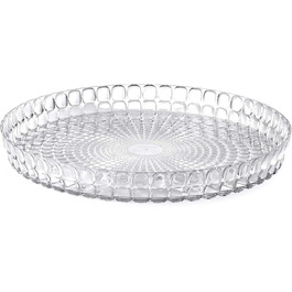 Круглий піднос Guzzini Tiffany, прозорий, 35,6 см