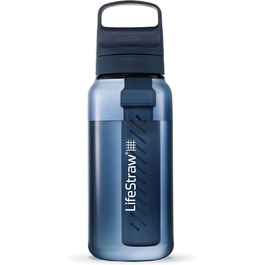 Пляшка LifeStraw Go з фільтром, BPA-free, для води, подорожей і щоденного використання – очищає від бактерій, паразитів, мікропластику, покращує смак