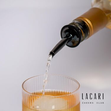 Преміум набір для коктейлів Lacari 17 предметів, чорний, бостонський шейкер з нержавіючої сталі, мірник, стрейнер, мадлер, щипці та аксесуари для бару