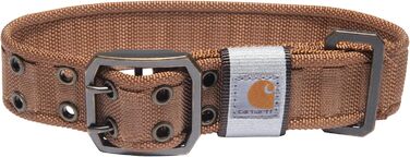 Carhartt нашийник для собак, міцний, регульований, коричневий, розмір M