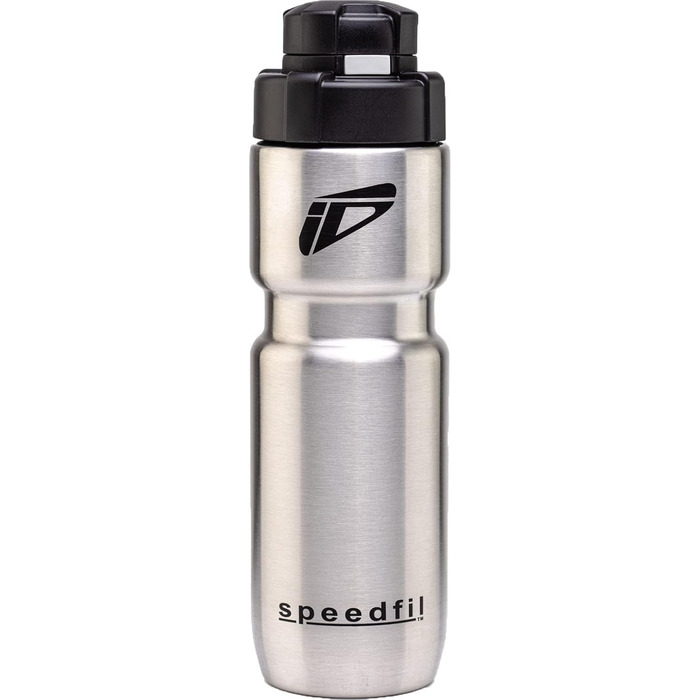 Вакуумна термобутилка Speedfil Speedflask з нержавіючої сталі для велосипедистів і спорту, з кришкою 2.0, срібляста