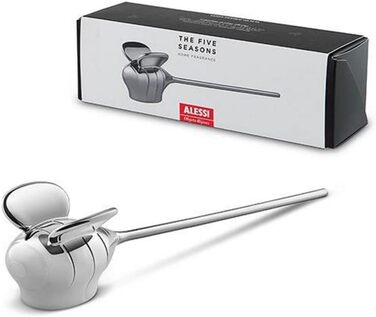 Гасник для свічок Alessi, порцеляна, срібний колір, універсальний розмір