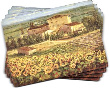 Підставки під чашки Pimpernel Tuscany, 6 шт, пробка, преміум