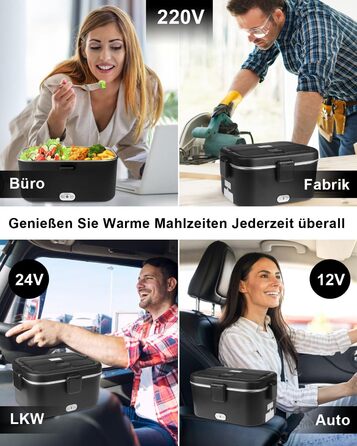 Ланч-бокс електричний AUTOPkio 1,8 л 80 Вт, з підігрівом