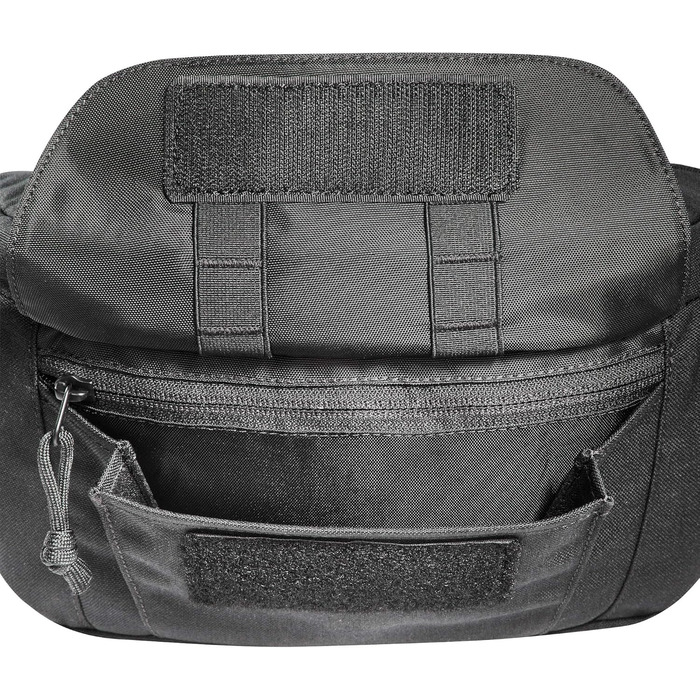 Тактична універсальна поясна сумка Tasmanian Tiger TT Modular Hip Bag II, 5 л, з 3 відділеннями на блискавці, MOLLE-панеллю, для спорту, туризму, outdoor, чорна