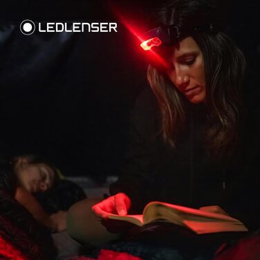 Ліхтарик налобний Ledlenser HF8R Core, 1600 люмен, водонепроникний, з червоним світлом, акумуляторний, для туризму, Teal Green