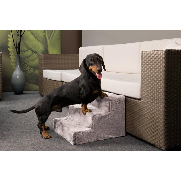 Сходи для собак Karlie Easy Step, сірі, 60×45×40 см