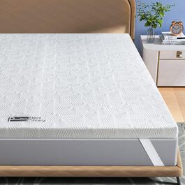 Топер для матраца BedStory 140x200 см, 7 см, двосторонній H2/H3, 7 зон, холодна піна, для бокспрінг-ліжка, дивана, кемпера