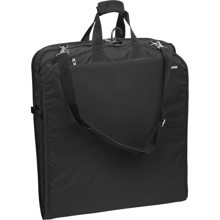 Дорожній трискладний чохол для суконь WallyBags, 132 см, чорний, водонепроникний, для подорожей