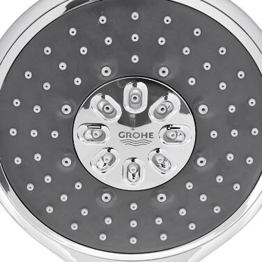 Душова лійка Grohe Vitalio Rain 130, 4 режими, хром, 13 см, 9,5 л/хв