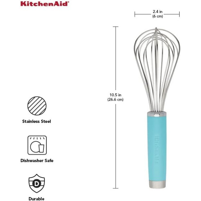 Віночок для гурманів KitchenAid, 26,7 см, Aqua Sky