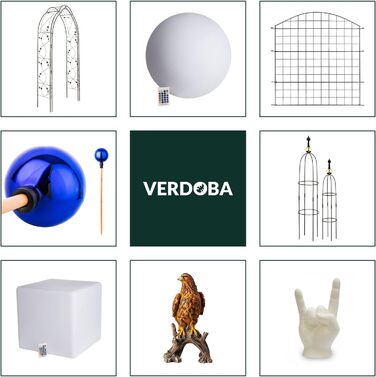 VERDOBA – Декоративні фігурки птахів із поліресину для саду, балкона, водойми та зимового саду