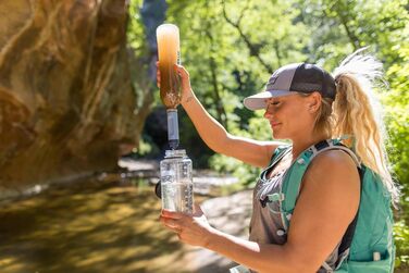 Фільтр для води LifeStraw Peak Solo – персональний соломинковий фільтр для подорожей, кемпінгу, туризму та виживання, видаляє бактерії, паразитів і мікропластик