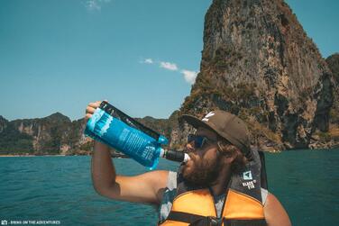 Фільтр для води Sawyer SP2129 Micro Squeeze для туризму, очищувач питної води, портативний водоочисник для походів та активного відпочинку