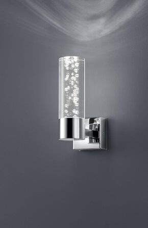Світильник для ванної Trio Leuchten Bolsa, LED, 3.2 Вт, хром, акрил з бульбашками