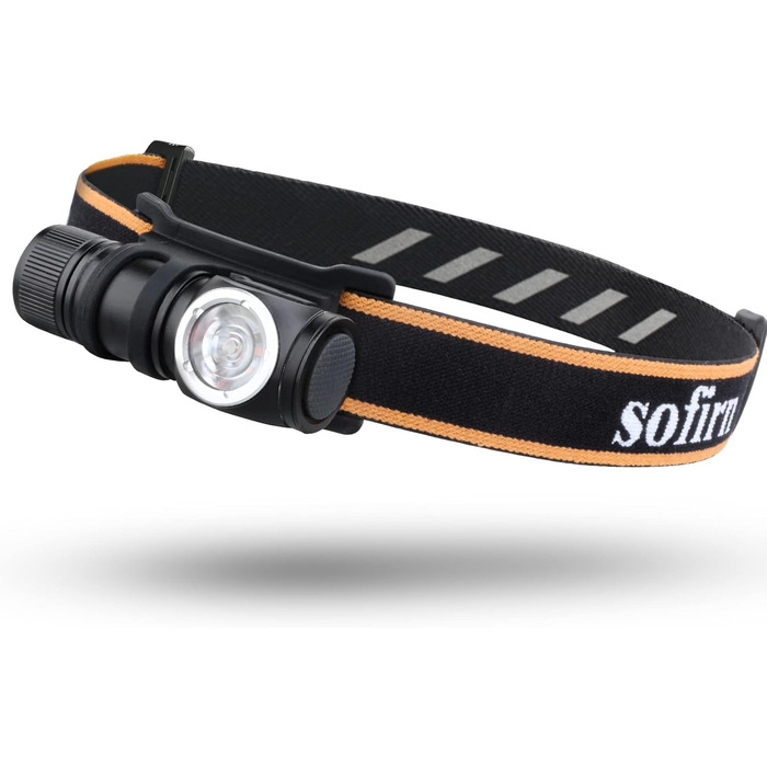 Ліхтарик-налобний Sofirn HS10 Mini, 1100 люмен, LED, USB-зарядка, 8 режимів, водонепроникний, LH351D 5000K, високий CRI 90, для бігу, туризму, риболовлі