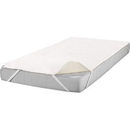 Наматрацник SETEX Kalmuck Classic 180x200 см, 100% бавовна, з гумками по кутах, натуральний колір