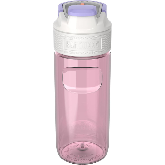 Пляшка для води Kambukka ELTON 500 мл Barely Blush, ударостійка, не вбирає запахи, з мірною шкалою, можна мити в посудомийній машині
