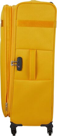 Валізи Samsonite Citybeat Spinner S та Spinner M EXP (жовті, 66 см, 67/73 л) – легкі дорожні валізи на колесах для подорожей