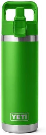 Термос пляшка YETI Rambler C з трубочкою, нержавіюча сталь, 532 мл, Canopy Green