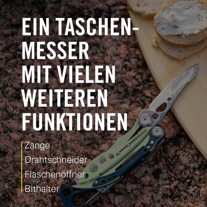 Мультитул Leatherman Skeletool CX 7-в-1 для кемпінгу та виживання, нержавіюча сталь