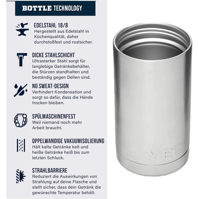 Термос YETI Rambler з кришкою HotShot, 354 мл, нержавіюча сталь