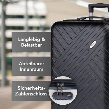 Жорсткий валізний чемодан Xonic Design Boardcase 55x35x20 см, з кодовим замком і 360° колесами, ручна поклажа, неоново-рожевий, преміум-якість