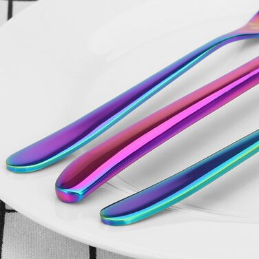 Набір столових приборів Regenbogen Bettlife, 30 предметів для 6 осіб, нержавіюча сталь, дзеркальна поліровка, можна мити в посудомийній машині