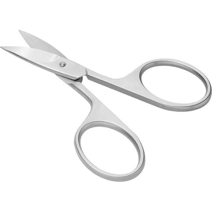 ZWILLING Ножиці для нігтів, гіпоалергенні, преміум, сріблясті, 90 мм — для рук та ніг, мікрозубчаста вигнута ріжуча кромка