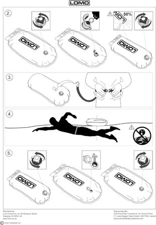 Герметична плаваюча сумка Lomo Drybag для водних видів спорту