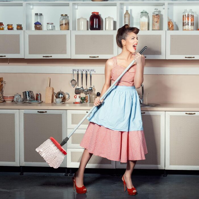 Набір із 6 змінних насадок з мікрофібри для швабри O-Ceda EasyWrin Spin Mop, запасні головки для легкого прибирання