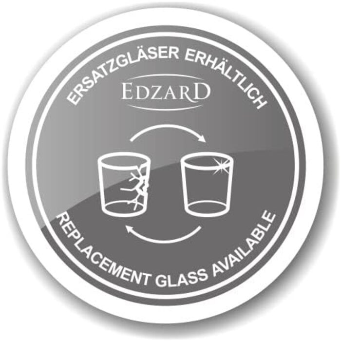 Підсвічник EDZARD Kingston у вигляді оленячих рогів, сріблястий, алюміній з нікелевим покриттям, зі скляною колбою, висота 13 см, діаметр 15 см