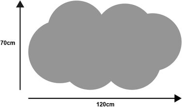 Килимок wash+dry Cosmic Colours 70x120 см для внутрішніх і зовнішніх приміщень, праний, різнокольоровий