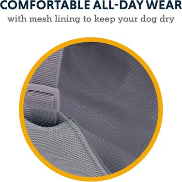 Охолоджувальна шлейка для собак RUFFWEAR Swamp Cooler, легка та міцна, з ручкою, регульована, для великих порід, графітово-сіра, 81-107 см
