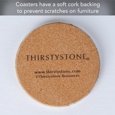 Підставки Thirstystone TS3 з пісковику, колір пустельний пісок