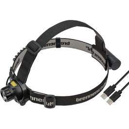 Налобний ліхтар Brennenstuhl LuxPremium LED акумуляторний із сенсором, USB C, червоне світло, захист IP44, OSRAM LED, 400 лм, до 50 годин роботи