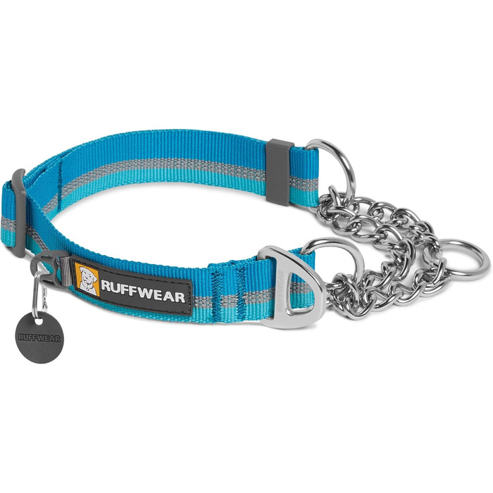 Ruffwear Chain Reaction нашийник для собак, регульований, синій Blue Dusk, ланцюговий, 28-36 см
