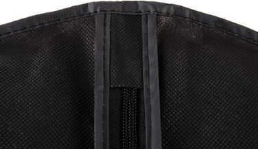 Чохол для костюма HangerMaster, дихаючий, синтетичний, чорний, 110 см, 3 шт.