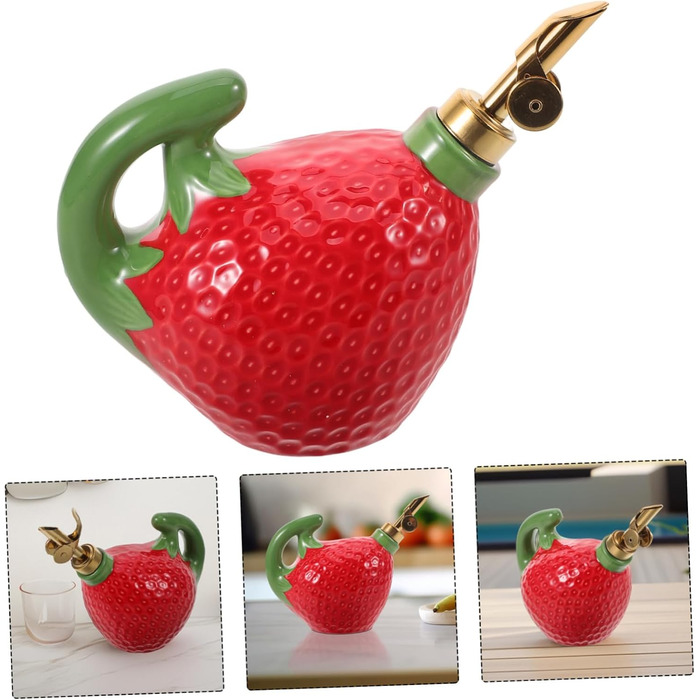 Керамічний диспенсер для олії Amosfun Strawberry Decor (набір з 2 шт. )