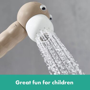 Дитяча ручна лійка для душу hansgrohe Jocolino Лев, 2 режими, подарунок на хрестини