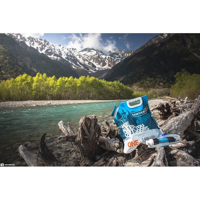 Портативний водяний фільтр Sawyer MINI Plus з подвійною різьбою, набір (SP160)
