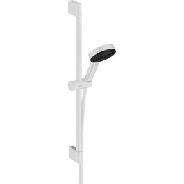 Душовий набір hansgrohe Pulsify Select S, економний, 3 режими, матовий білий, з шлангом і кріпленням