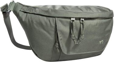 Тактична універсальна поясна сумка Tasmanian Tiger TT Modular Hip Bag II, 5 л, з трьома відділеннями, MOLLE-панеллю, для спорту, туризму, outdoor, стально-сіра/оливкова