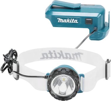 Лобовий ліхтар Makita DML800 LED, 14,4-18В, 100 люмен, без акумулятора та зарядного, з 120 см кабелем, регульований на 90°, для інструментів Makita