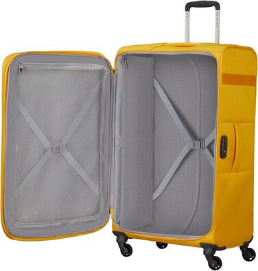 Валізи Samsonite Citybeat Spinner S та Spinner M EXP (жовті, 66 см, 67/73 л) – легкі дорожні валізи на колесах для подорожей