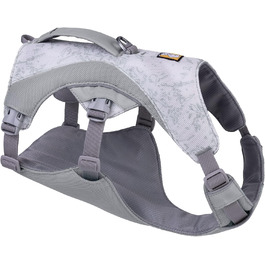 Охолоджувальна шлейка для собак RUFFWEAR Swamp Cooler, легка та міцна, з ручкою, регульована, для великих порід, графітово-сіра, 81-107 см