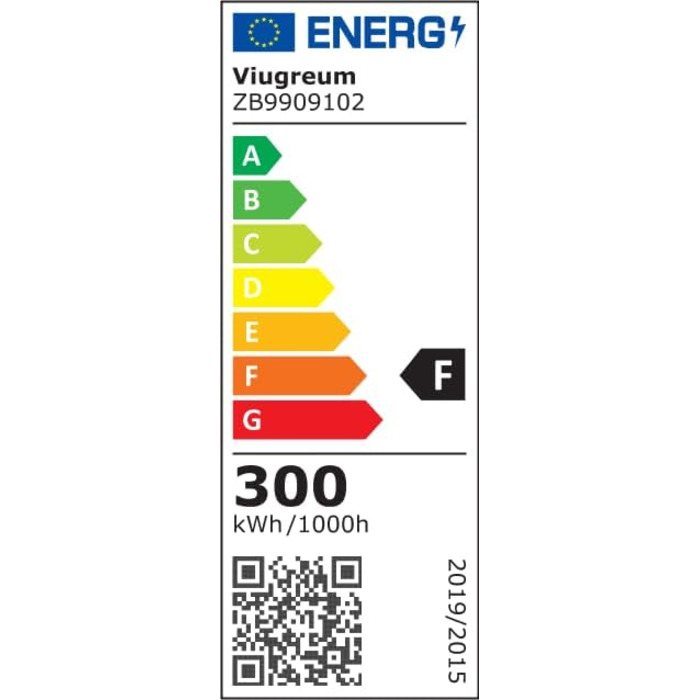 Світлодіодний прожектор Viugreum 150W, 2 шт, 15000Лм, IP66, холодне біле світло 6500K, для вулиці, гаража, чорний, кабель 80см