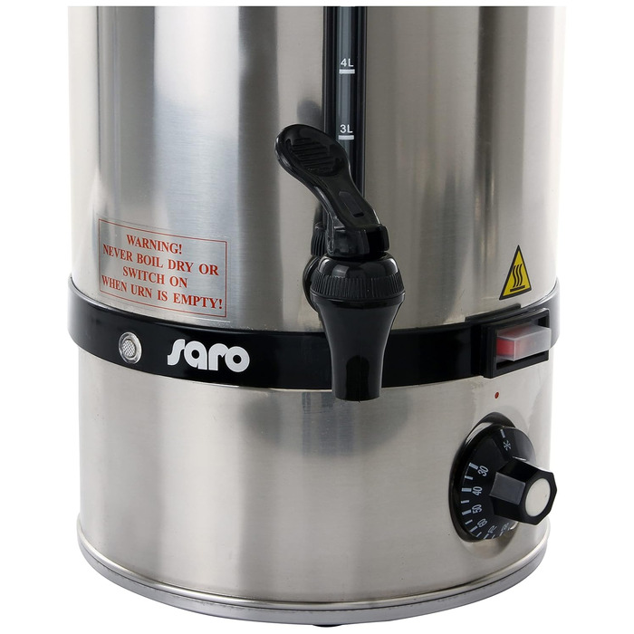 Saro Hot Drink Mini 317-2010 – електричний котел для глінтвейну та гарячої води, 10 л, 2500 Вт