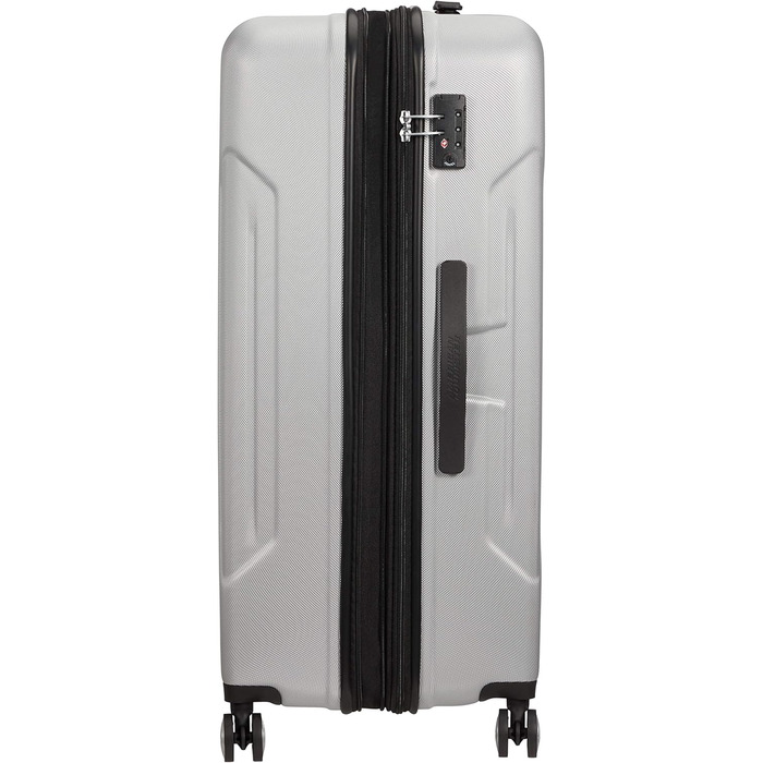 Валіза American Tourister Tracklite Spinner 120 л, розсувна, срібляста, 78 см