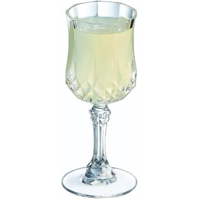 Набір стопок Cristal d'Arques Paris Longchamp 6 шт, 60 мл, скло Kwarx, висока прозорість і міцність, посилена упаковка